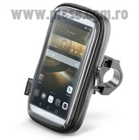 Suport telefon Interphone model Uni Case Holder 52 montaj pe ghidon - waterproof - diagonala maxima smartphone: 5.2 inch